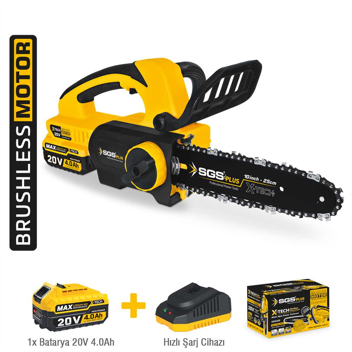 SGS5320_1 Sharre dore X-tech me 1 bateri 20v 4.0AhSGS5320 - Figura 1
