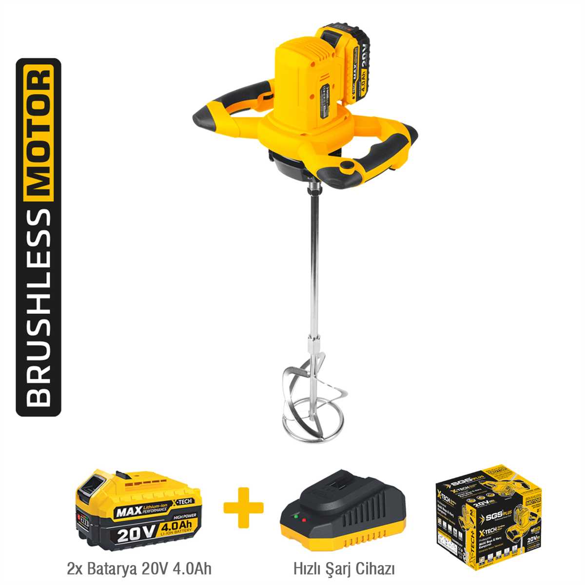 SGS5440_1 Mikser me bateri 20V 4.0Ah SGS5440 - Figura 1
