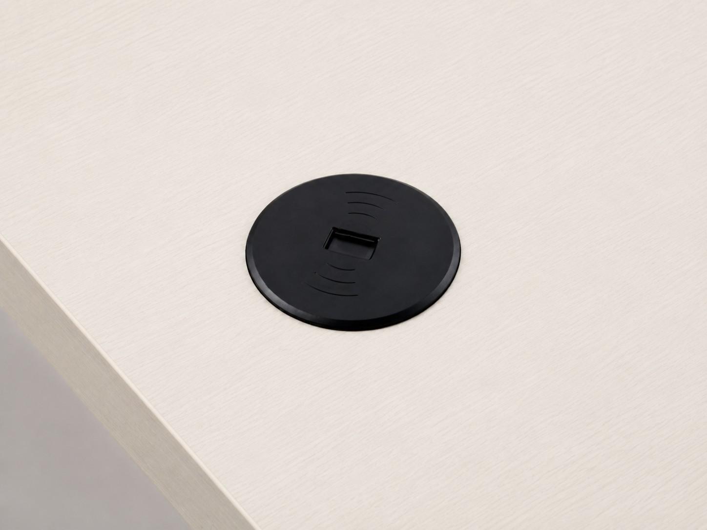 2112 (2) Adapter wireless charger+USB+TYPE C 1.5A zezë 60mm 02.073.01 - Figura 1
